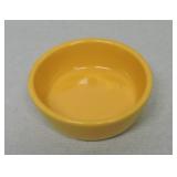 Vintage Fiesta relish tray center insert, yellow