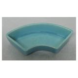 Vintage Fiesta relish tray side insert, turquoise