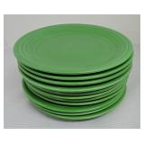 Vintage Fiesta 9" plate group, 11 medium