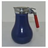 Vintage Fiesta syrup pitcher, cobalt