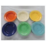 Vintage Fiesta deep plate group,