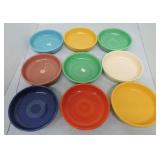 Vintage Fiesta 6" dessert bowl group,