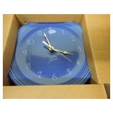 Fiesta Post 86 plate clock, sapphire