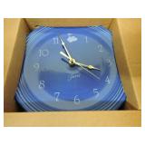 Fiesta Post 86 plate clock, sapphire