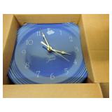 Fiesta Post 86 plate clock, sapphire