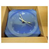 Fiesta Post 86 plate clock, sapphire