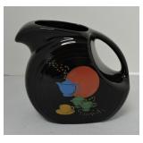 Fiesta Post 86 disc water pitcher, black, with