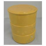 Kitchen Kraft 4 pc stack set, yellow