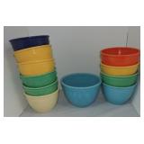 Vintage Fiesta lot of 11 mixing bowls,