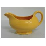 Vintage Fiesta sauce boat, yellow