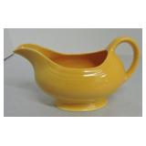 Vintage Fiesta sauce boat, yellow