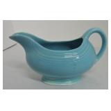 Vintage Fiesta sauce boat, turquoise