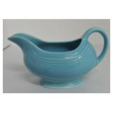 Vintage Fiesta sauce boat, turquoise