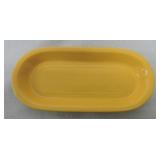 Vintage Fiesta utility tray, yellow