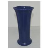Vintage Fiesta 8" flower vase, cobalt