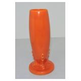 Vintage Fiesta bud vase, red