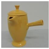 Vintage Fiesta demitasse coffee pot, yellow