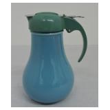 Vintage Fiesta syrup pitcher, turquoise