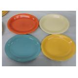 Vintage Fiesta oval platter group, 4 mixed