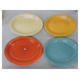 Vintage Fiesta oval platter group, 4 mixed