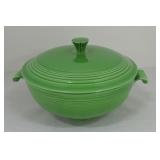 Vintage Fiesta casserole, medium green