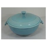 Vintage Fiesta casserole, turquoise