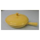 Vintage Fiesta French casserole, yellow