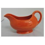 Vintage Fiesta sauce boat, red