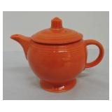 Vintage Fiesta medium teapot, red