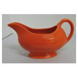 Vintage Fiesta sauce boat, red