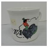 Fiesta Post 86 Dancing Lady mug
