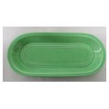 Vintage Fiesta utility tray, green