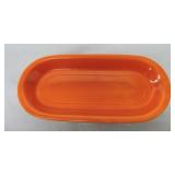 Vintage Fiesta utility tray, red