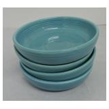 Vintage Fiesta 6" dessert bowl group,