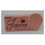 Fiesta Post 86 shelf sign, rose