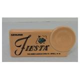 Fiesta Post 86 shelf sign, apricot