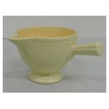 Vintage Fiesta stick handled creamer, ivory