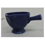 Vintage Fiesta stick handled creamer, cobalt