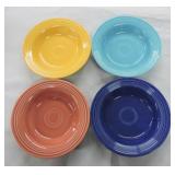 Vintage Fiesta deep plate group,