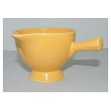 Kitchen Kraft stick handled creamer, yellow