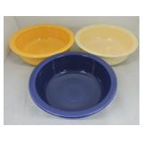 Vintage Fiesta 9 1/2" nappy bowl group,