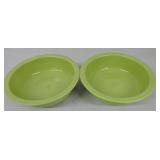 Vintage Fiesta 8 1/2" nappy bowl group,
