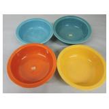 Vintage Fiesta 8 1/2" nappy bowl group,