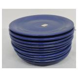 Vintage Fiesta 7" plate group, 12 cobalt, some
