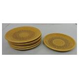 Vintage Fiesta Casualstone lot of 5 - 6" plates &