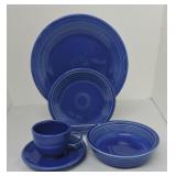 Fiesta Post 86 5 pc place setting, sapphire
