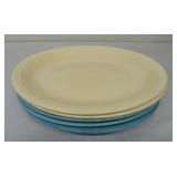 Vintage Fiesta oval platter group, 2 ivory,