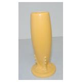 Vintage Fiesta bud vase, yellow