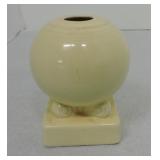 Vintage Fiesta single bulb candle holder, ivory