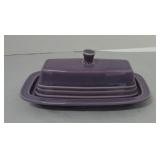 Fiesta Post 86 butter dish, lilac